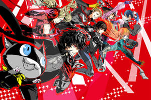 Persona 5 Lead Characters Wallpaper