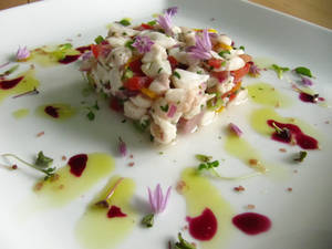 Peruvian Halibut Ceviche Wallpaper