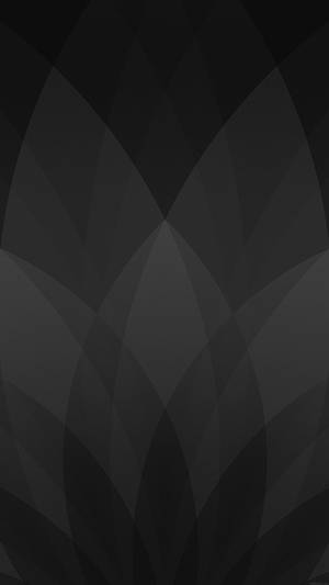 Petals Design Black And Grey Iphone Wallpaper