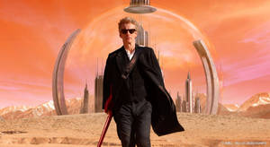 Peter Capaldi As Doctor Who Wallpaper