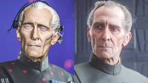 Peter Cushing Grand Moff Tarkin Rogue One Cgi Wallpaper