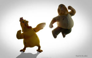 Peter Griffin And Chicken Toy Wallpaper