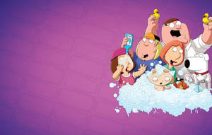 Peter Griffin And His Family Wallpaper