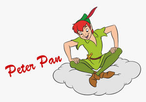 Peter Pan On Cloud Wallpaper