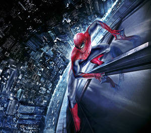 Peter Parker Balances Superhero Life And Everyday Challenges In The Amazing Spider-man Wallpaper
