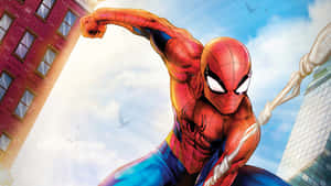 Peter Parker Gets Ready For Action Wallpaper