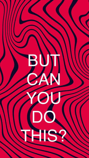 Pewdiepie Quote In Red Wallpaper