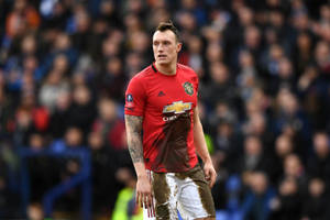 Phil Jones Dirty Muddy Shirt Wallpaper