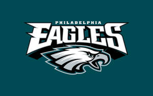 Philadelphia Eagles In Green Background Wallpaper