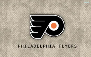 Philadelphia Flyers In Vintage White Wallpaper