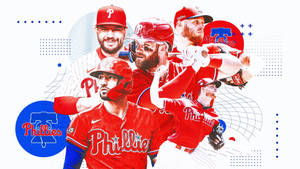 Philadelphia Phillies Main Players Wallpaper
