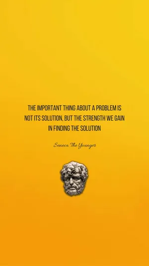 Philosophical_ Strength_ Quote_ Seneca Wallpaper