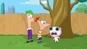 Phineas And Ferb With Meap Wallpaper