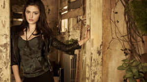 Phoebe_ Tonkin_ Stylish_ Pose_ Abandoned_ Setting.jpg Wallpaper