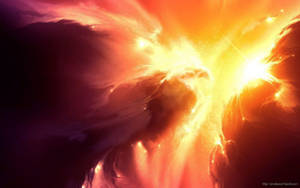 Phoenix Bright Flame Wallpaper