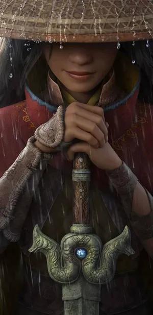 Phone Girl Warrior Wallpaper