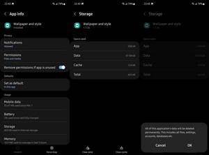 Phone Storage Data Screenshots Wallpaper