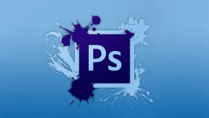 Photoshop Stylized Logo Wallpaper