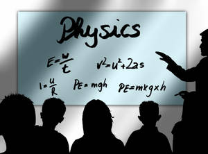 Physics Equations Class Concept Wallpaper
