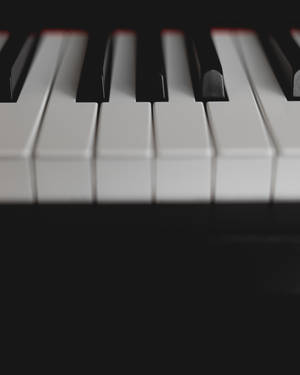 Piano Icon Of Music Wallpaper