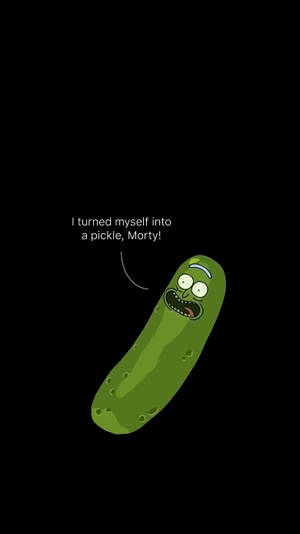 Pickle Rick And Morty Iphone Wallpaper