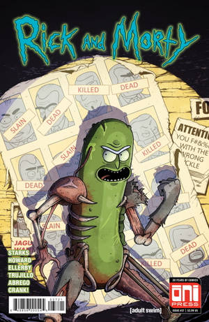 Pickle Rick Cover Magazine Wallpaper
