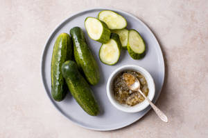 Pickles With Dip Wallpaper
