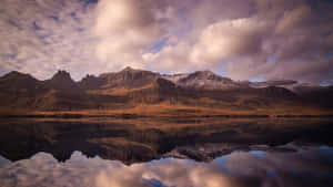 Picturesque Icelandic Fjord Wallpaper