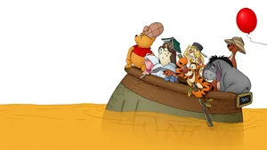 Piglet Honey Jar Wallpaper