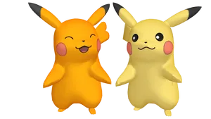 Pikachu 3d Shiny Pokémons Wallpaper