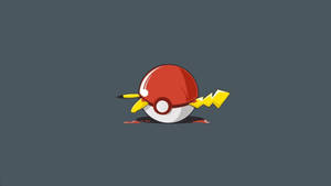 Pikachu 4k In Pokeball Wallpaper