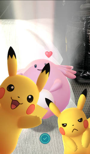 Pikachu And Chansey