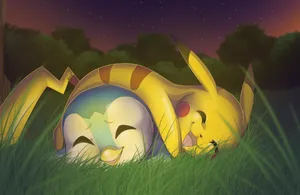 Pikachu And Piplup Wallpaper