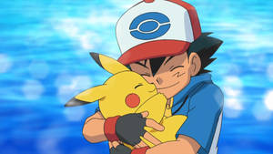 Pikachu Hugging Ash Wallpaper