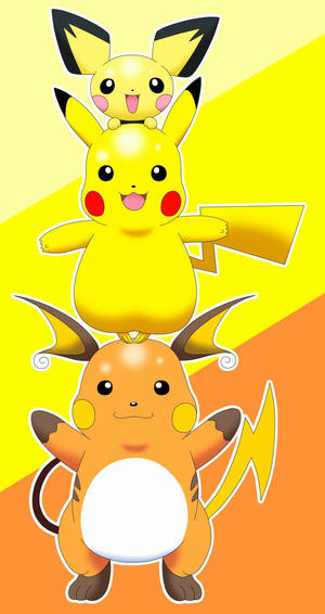 Pikachu Iphone Evolutions Wallpaper