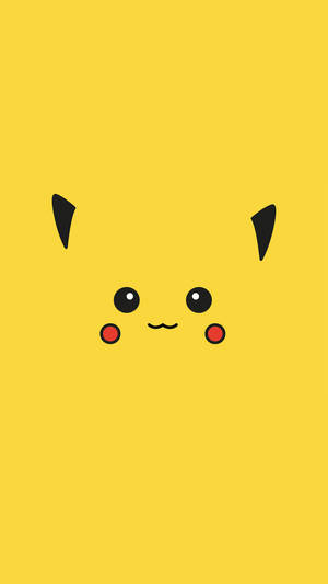 Pikachu Minimalist Iphone Wallpaper