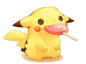 Pikachu Sweet Lollipop