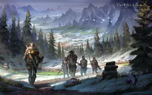 Pine Forest The Elder Scrolls Wallpaper