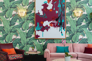 Pinitings On Beverly Hills Hotel Wallpaper