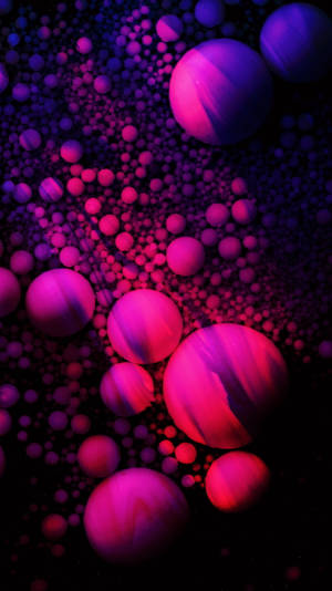 Pink Aesthetic Abstract Marbles Wallpaper