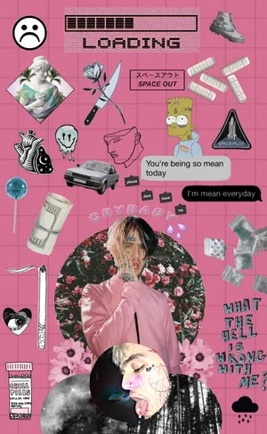 Pink Aesthetic Collage Wallpaper