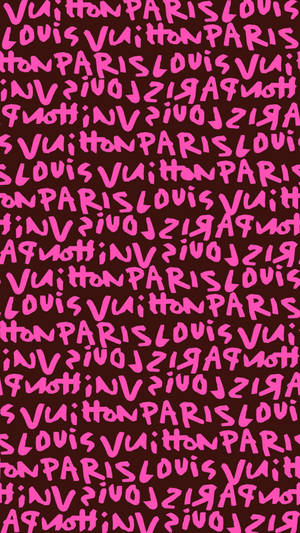 Pink Aesthetic Louis Vuitton Phone Wallpaper