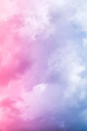 Pink And Blue Cloud Beautiful Pink And Blue Clouds Kissing The Sky Wallpaper