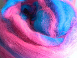 Pink And Blue Cotton Candy Wallpaper