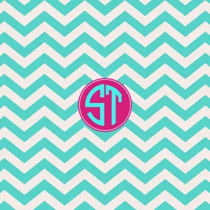 Pink And Blue St Monogram Desktop Wallpaper