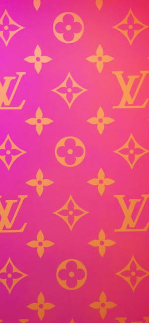 Pink And Orange Louis Vuitton Phone Wallpaper