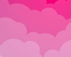 Pink And Purple Clouds On A Pink Background Wallpaper