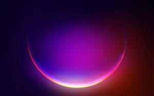 Pink And Purple Minimalist Sphere Backgrounds Wallpaper