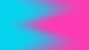 Pink And Teal- Wallpaper Rainbow Effect Wallpaper