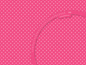 Pink And White Polka Dots With Calendar Wallpaper